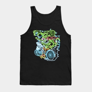 Rat Fink neon style Tank Top